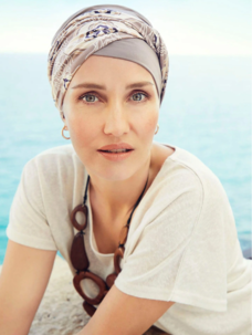 Christine Shakti Turban - Beige Ornaments