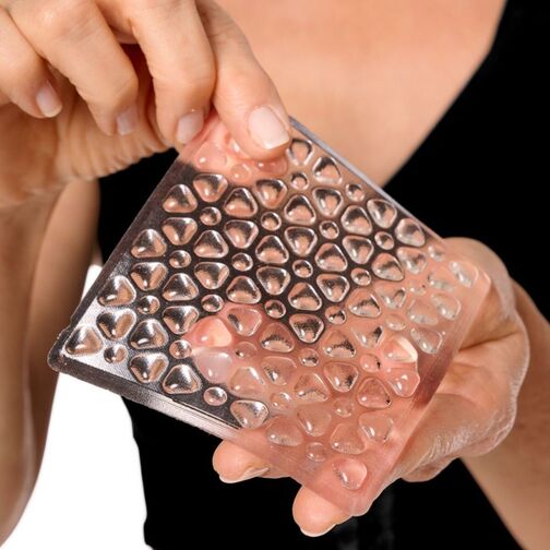 Small lymph flow pressure pad