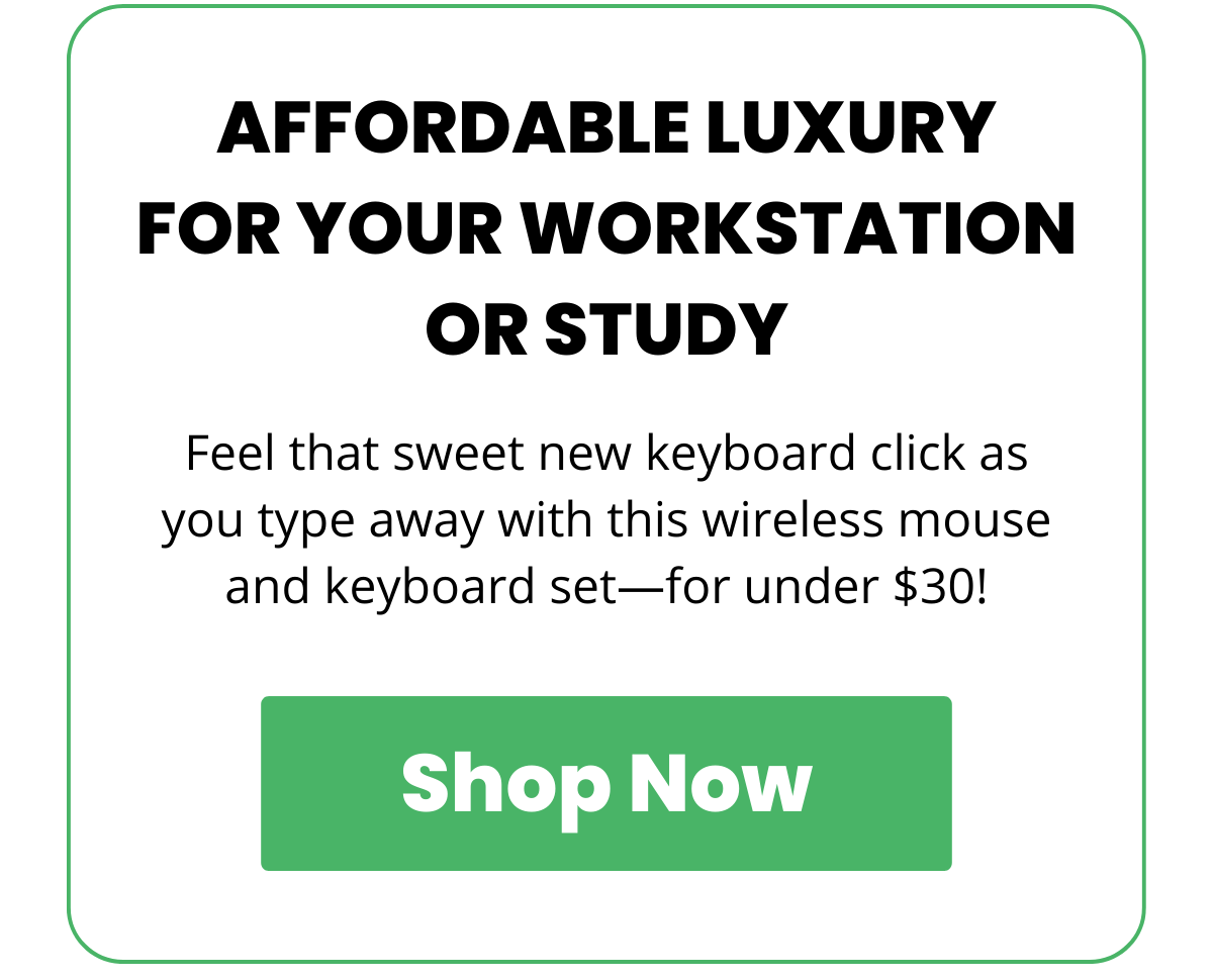 Affordable Luxury For Your Workstation or Study
