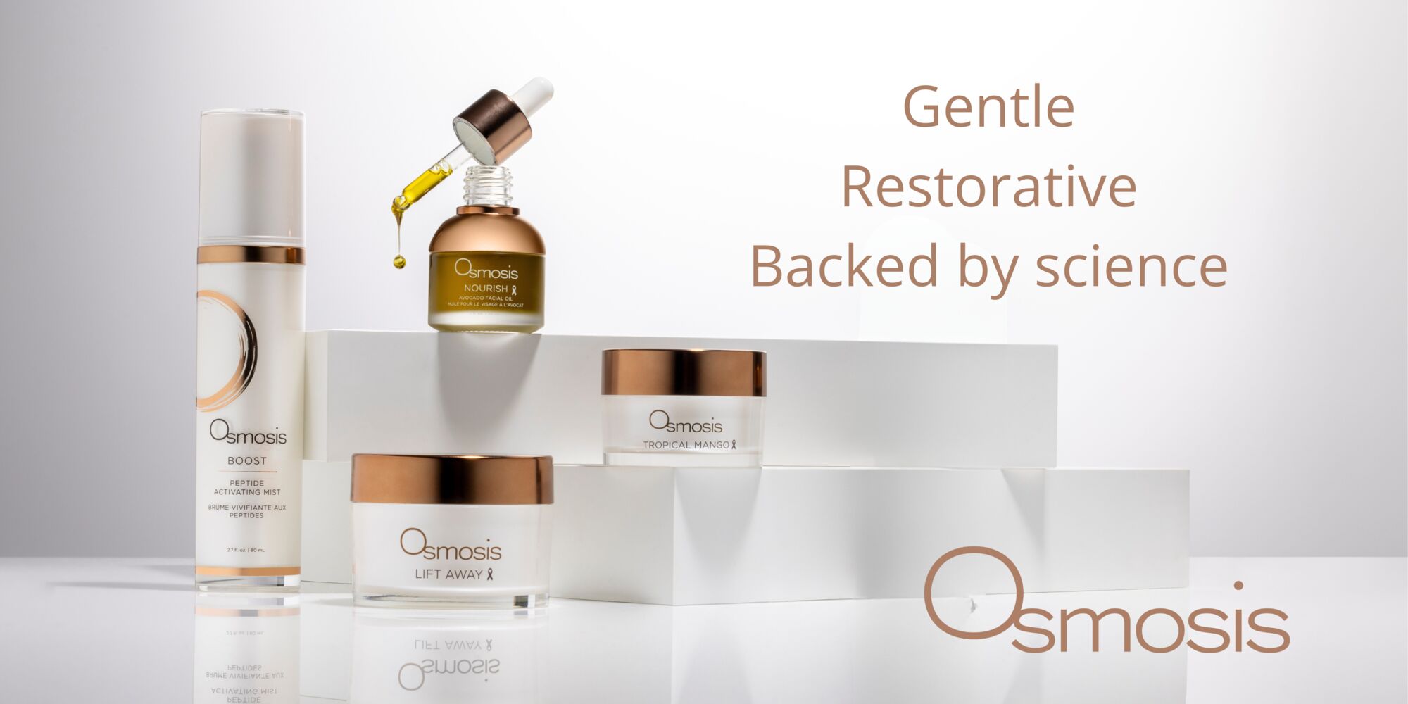 Osmosis skincare stockist announcement