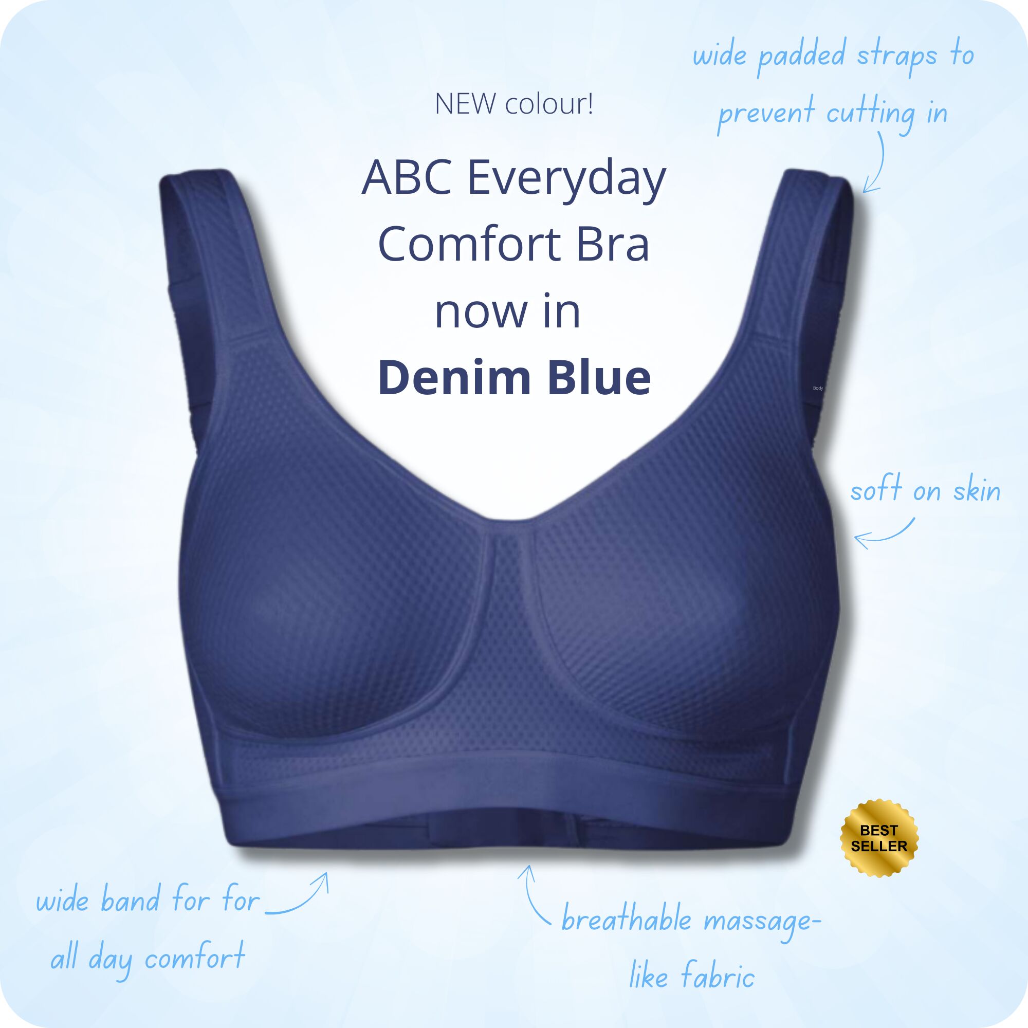 New ABC denim blue