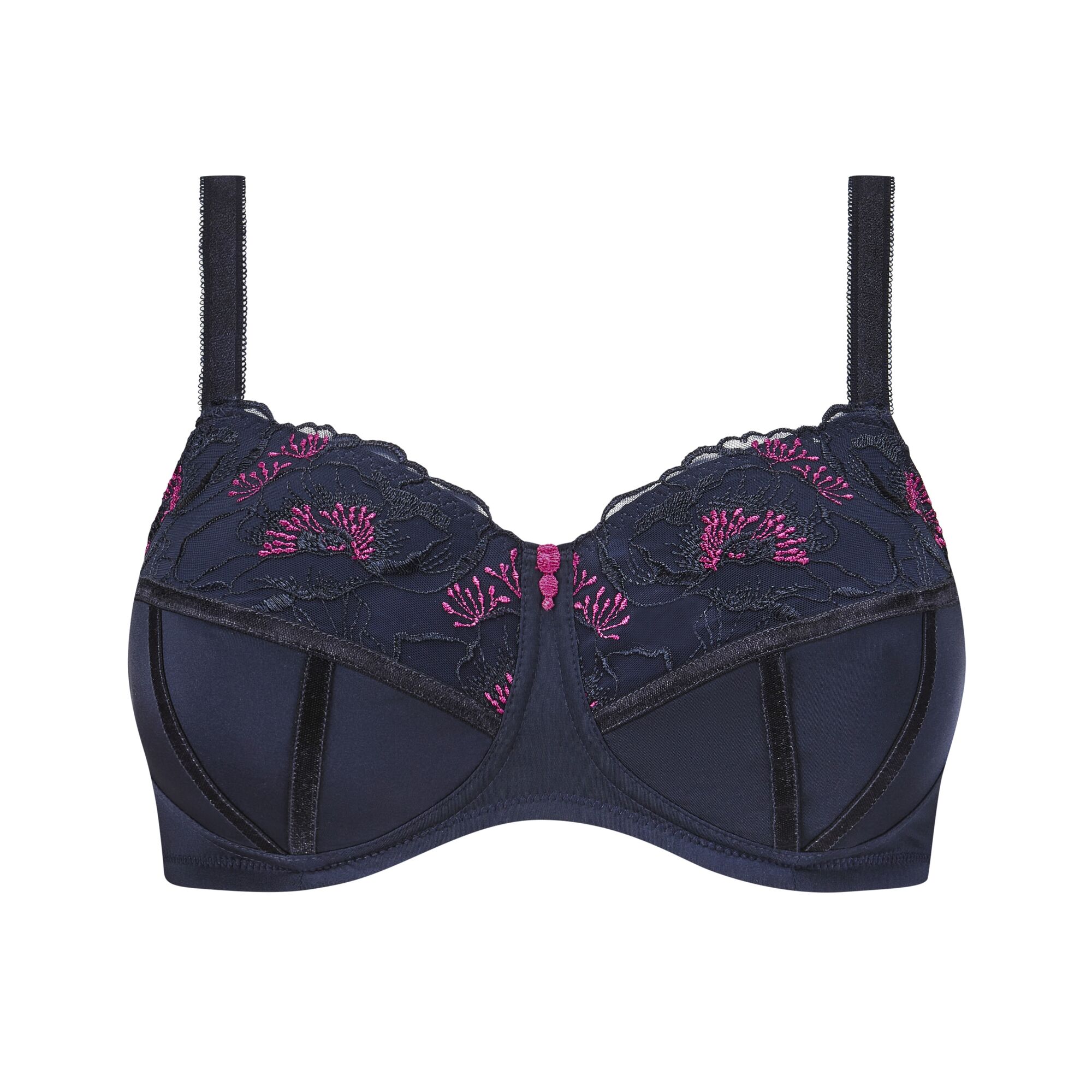 Amoena Delila Wire Free Mastectomy Bra - White/Sand