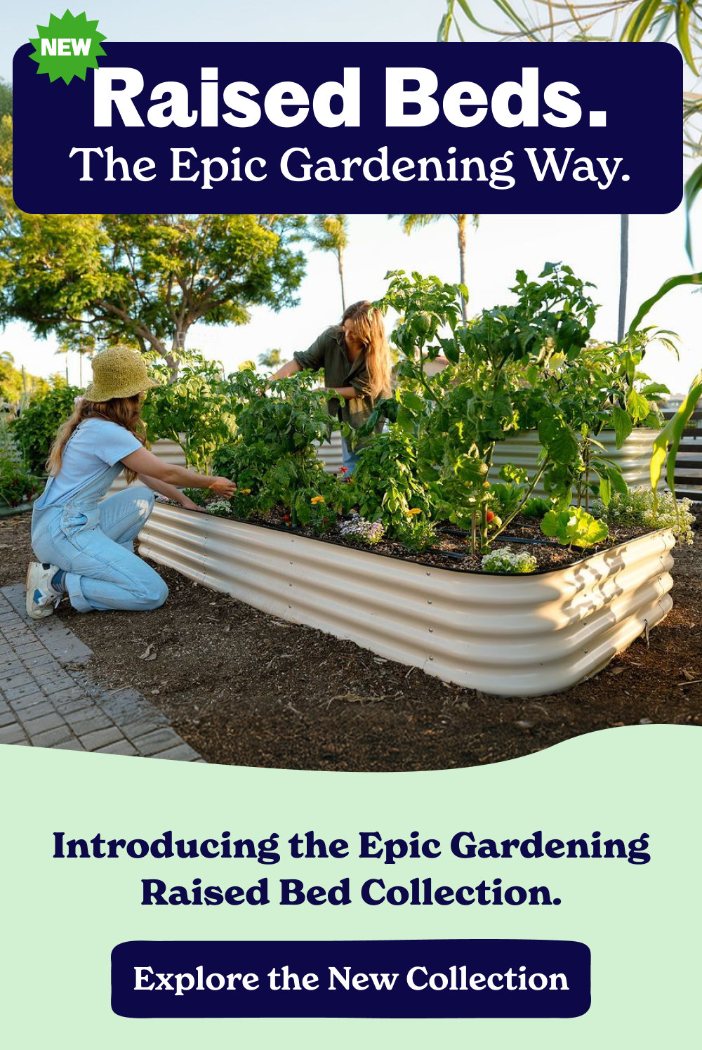 Introducing the Epic Gardening Raised Bed Collection.